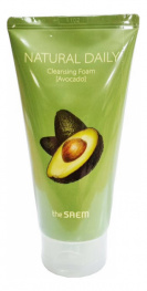 Пенка с авокадо The Saem Natural Daily Cleansing Foam Avocado