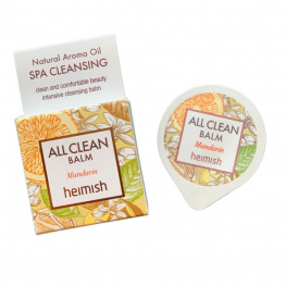 Бальзам очищающий для снятия макияжа с мандарином миниатюра | Heimish All Clean Balm Mandarin Blister 5 ml