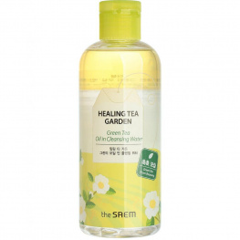Garden VEGAN Средство для снятия макияжа Healing Tea Garden Green Tea Oil In Cleansing water 300мл