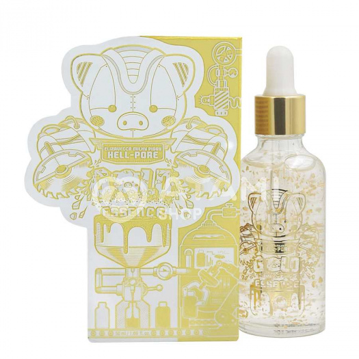Эссенция для лица с золотом Elizavecca Milky Piggy Hell-Pore Gold Essence