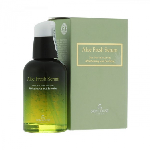 Увлажняющая и успокаивающая сыворотка с экстрактом алоэ The Skin House Aloe Fresh Serum
