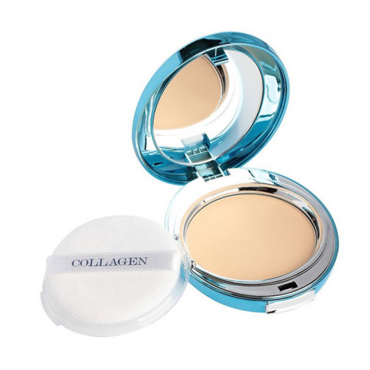 Пудра для лица увлажняющая со сменным блоком Enough Collagen Hydro Moisture Two Way Cake SPF25 #23 