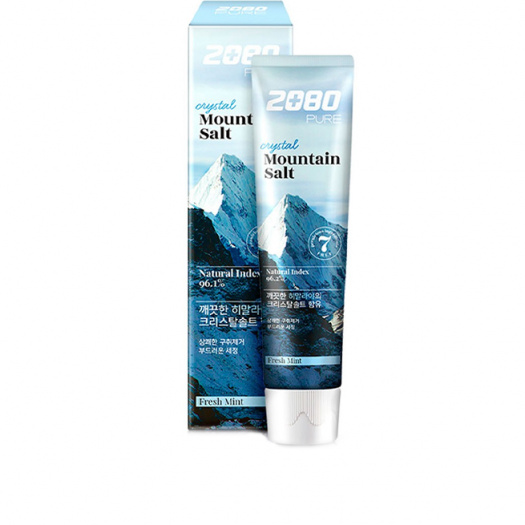 Зубная паста с гималайской солью Aekyung 2080 Pure Crystal Mountain Salt Toothpaste Fresh Mint