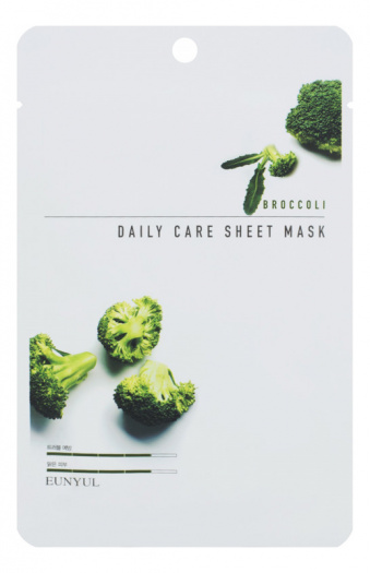Тканевая маска для лица с экстрактом брокколи Eunyul Broccoli Daily Care Sheet Mask