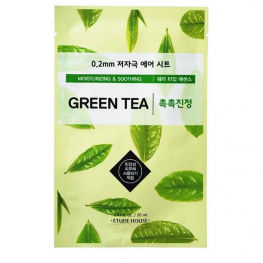 Тканевая маска с экстрактом зеленого чая Etude House Therapy Air Mask Green Tea