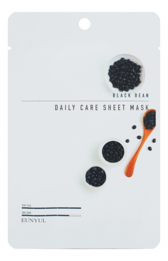 Тканевая маска для лица с экстрактом черных бобов Eunyul Black Bean Daily Care Sheet Mask
