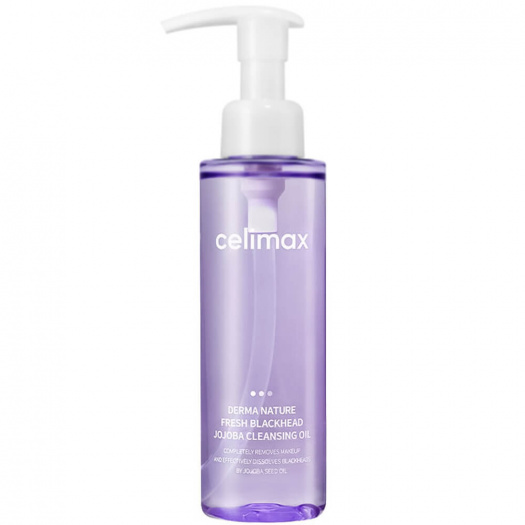 CLM Cleansing Масло гидрофильное для лица от черных точек celimax Derma Nature Fresh Blackhead Jojoba Cleansing Oil