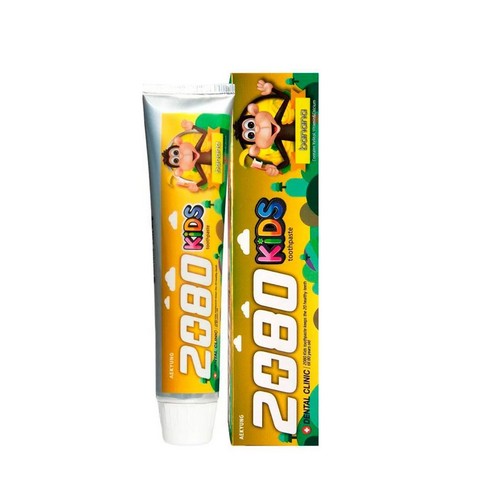 Детская зубная паста банановая Aekyung 2080 Kids Banana Toothpaste