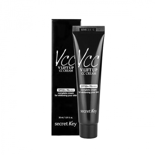 СС крем для лица осветляющий с лифтинг-эффектом Secret Key V Lift Up CC Cream SPF50+ PA+++ 