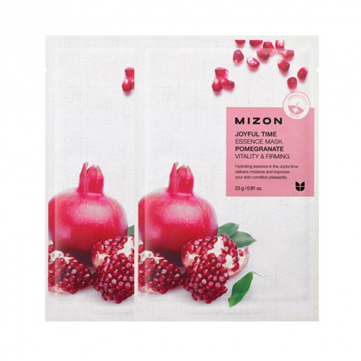 Тканевая маска с экстрактом гранатового сока Mizon Joyful Time Essence Mask Pomegranat