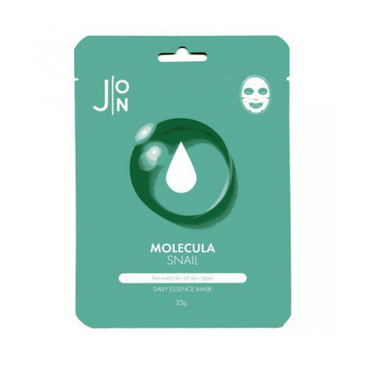 Тканевая маска с улиточным муцином J:ON Molecula Snail Daily Essence Mask 