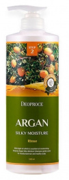 Бальзам для волос с аргановым маслом Deoproce Rinse Argan Silky Moisture 